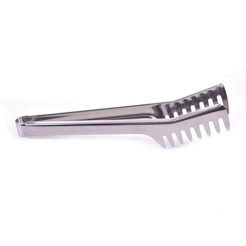 Multifunctional Stainless Steel Food Clip Barbecue Spaghetti Tongs Pasta Forks Kitchen Tools