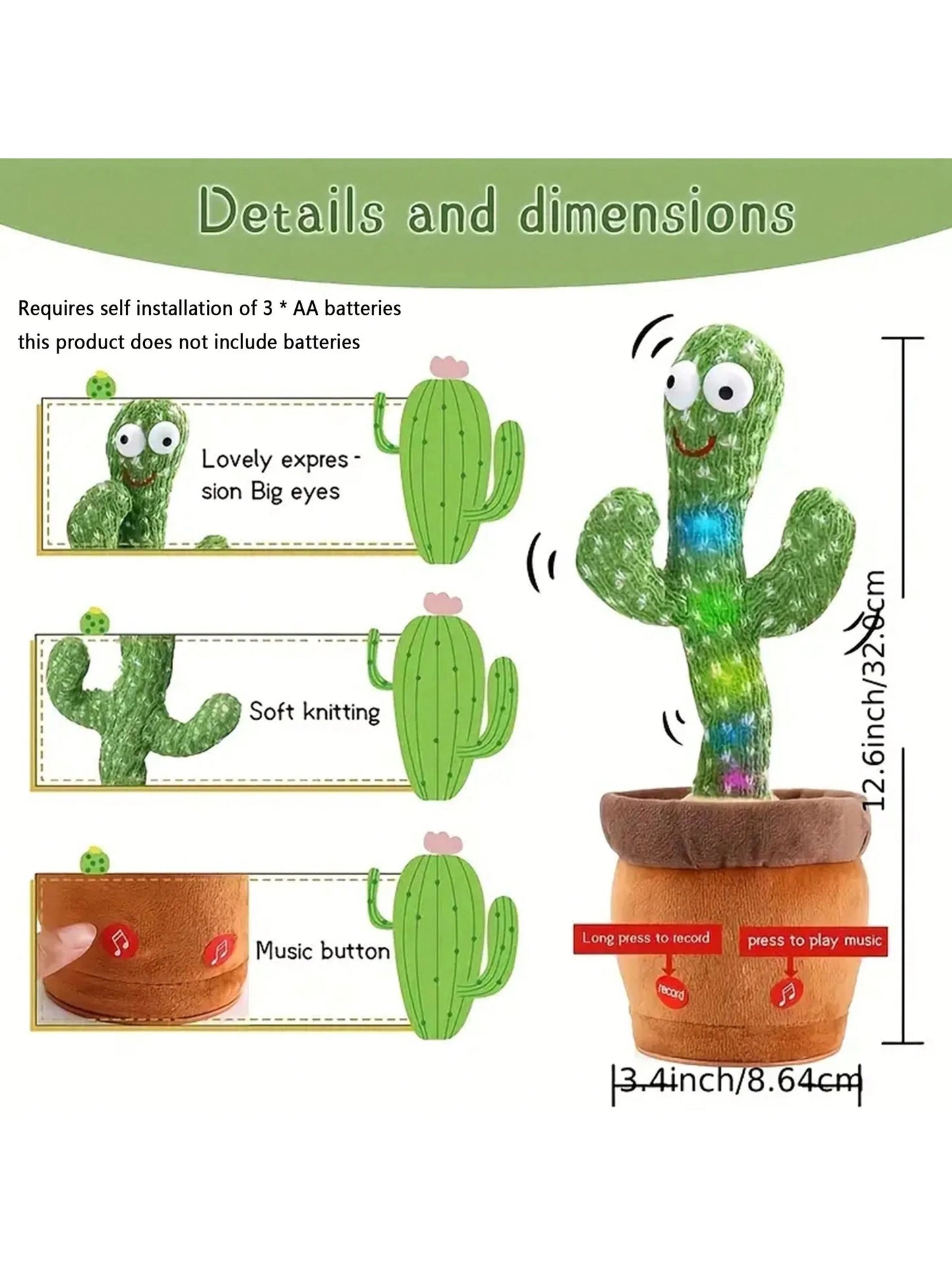 Brinquedo cactus